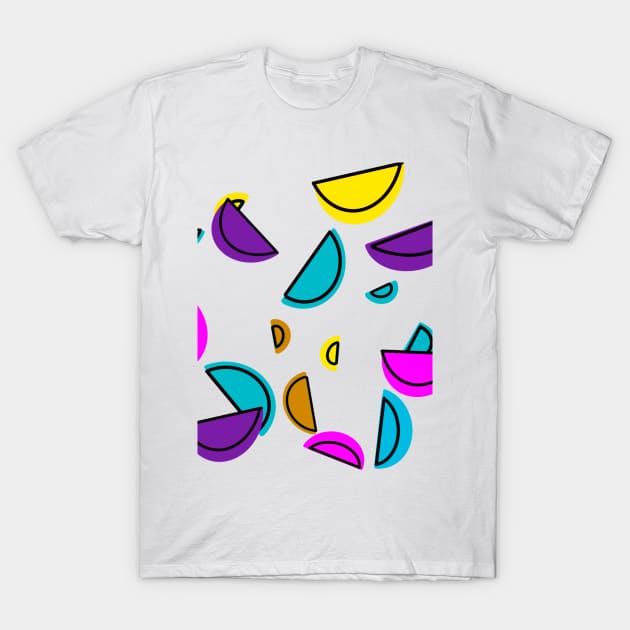 Colorful shapes T-Shirt by Tailintea